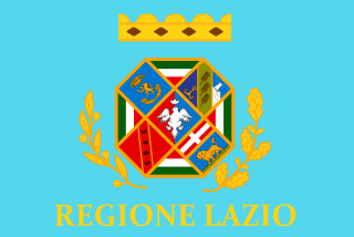Лацио (Италия) - флаг